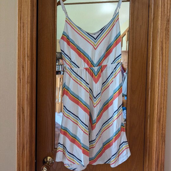 Renuar Nautical Striped Cotton Summer Dress - Picture 1 of 4